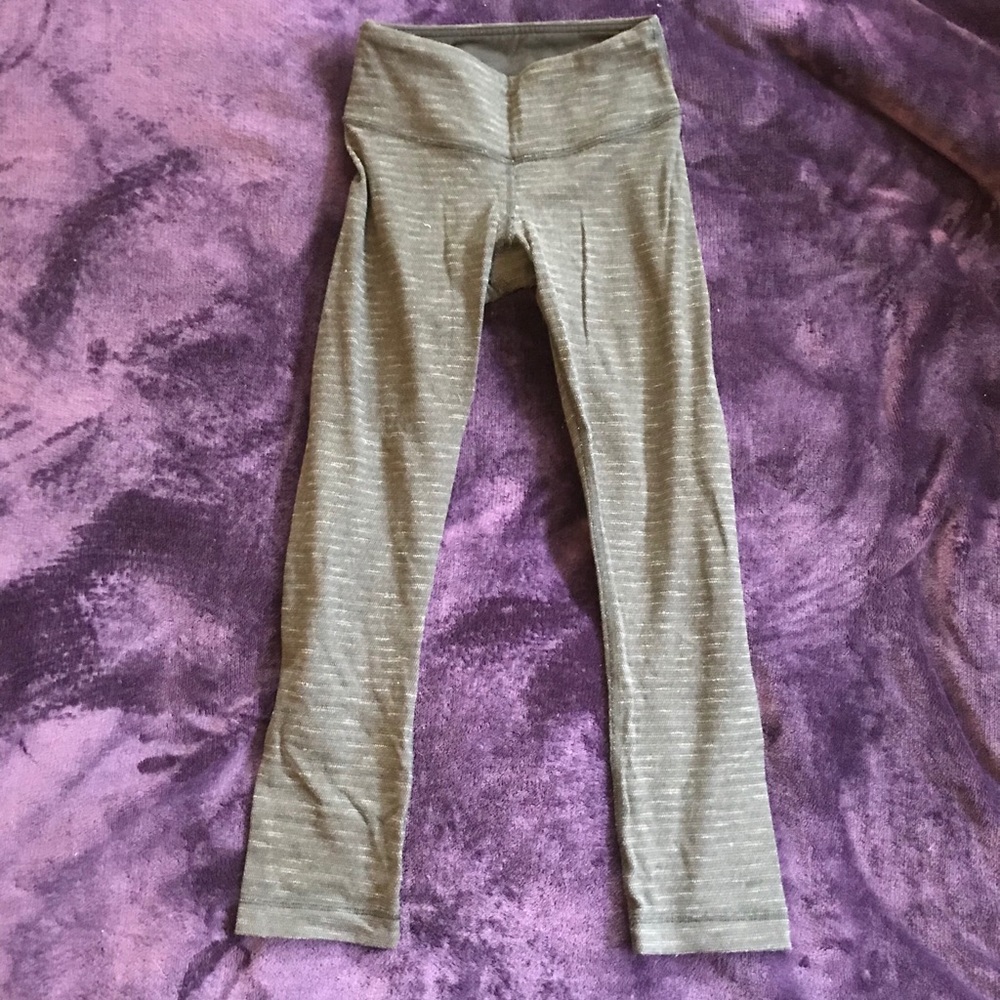 Lululemon Diamond Jacquard WunderUnder 3/4 Legging